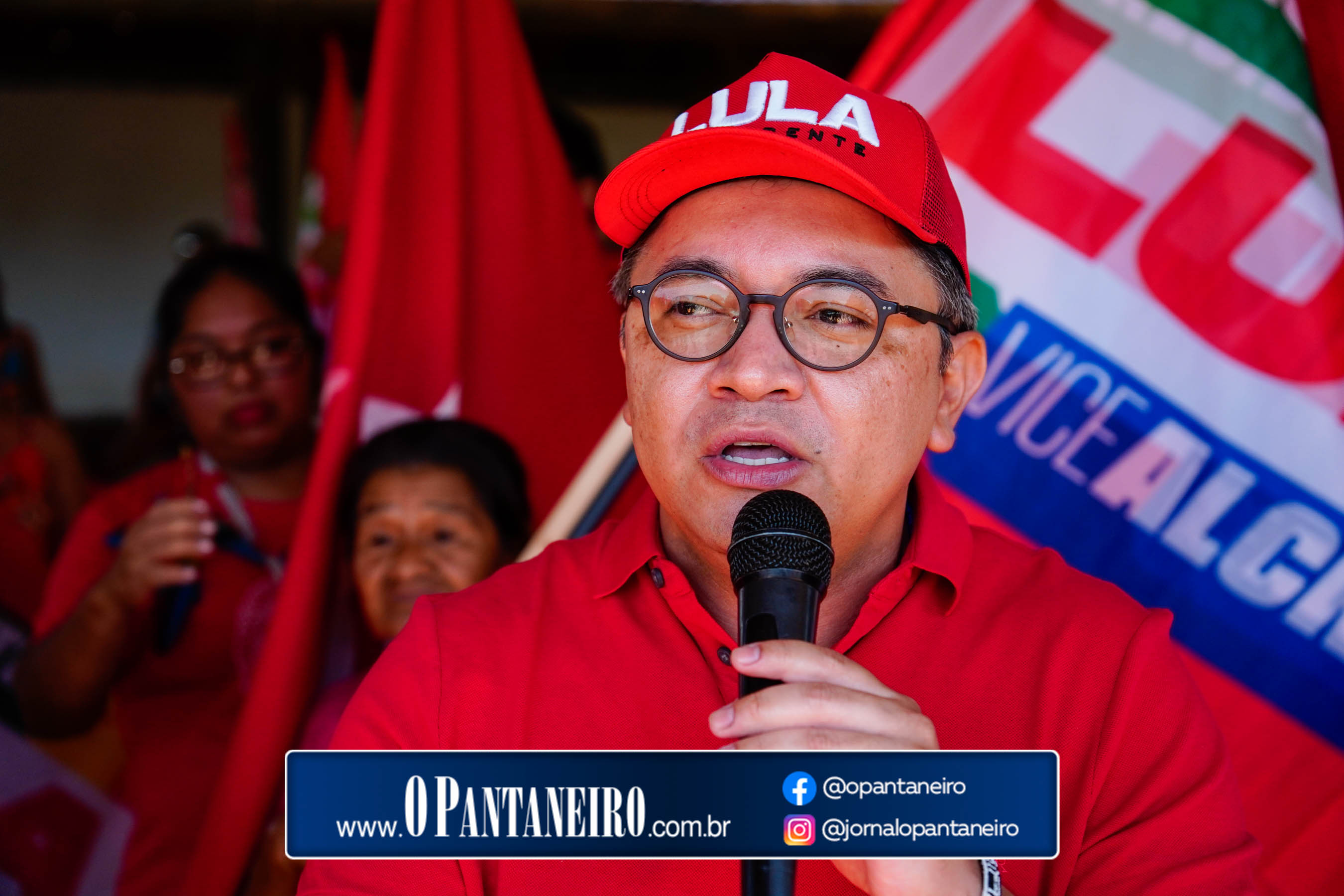 Carreata do Lula em Nioaque - Brejão e cidade O Pantaneiro