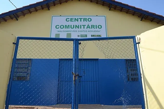 Centro Comunitário do Conjunto Cristo Rei, em Anastácio, encontra-se fechado