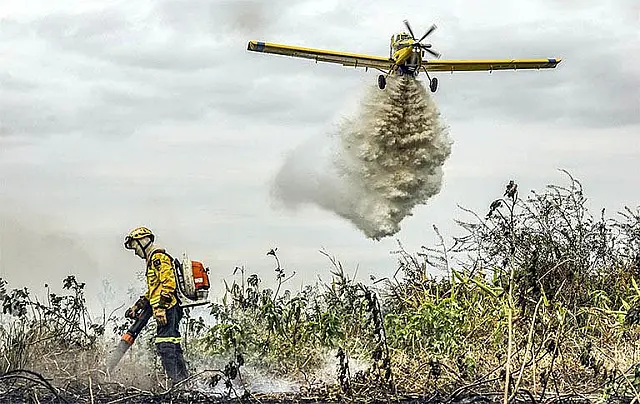 União aumenta efetivo de forças no combate a incêndios florestais
