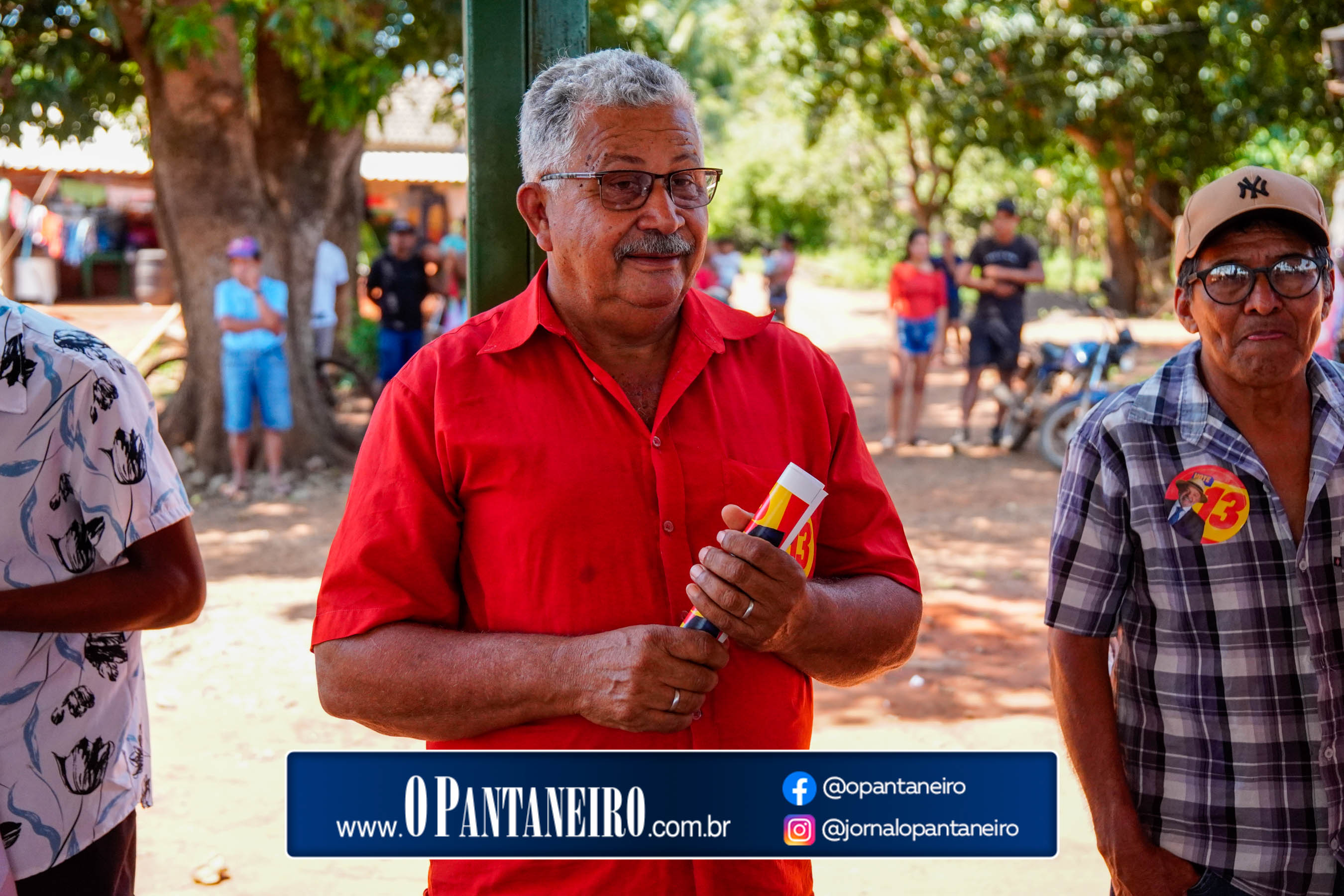 Carreata do Lula em Nioaque - Brejão e cidade O Pantaneiro