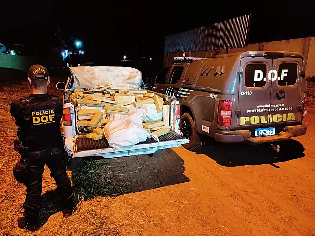 Jovem de Aquidauana é preso com quase 600 quilos de maconha em Jardim