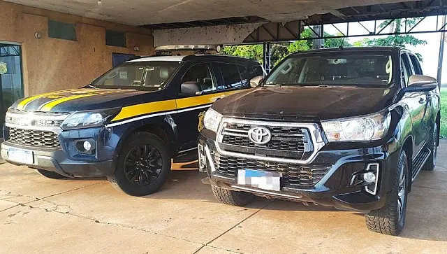 PRF recupera veículo em Nova Andradina