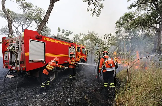 Garoa e queda de temperatura ajudam no combate a incêndios no Pantanal