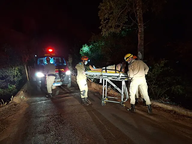 Homem é hospitalizado após cair da ponte Boiadeira em Anastácio