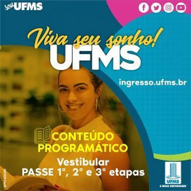 Divulgados conteúdos para provas do Vestibular e PASSE da UFMS