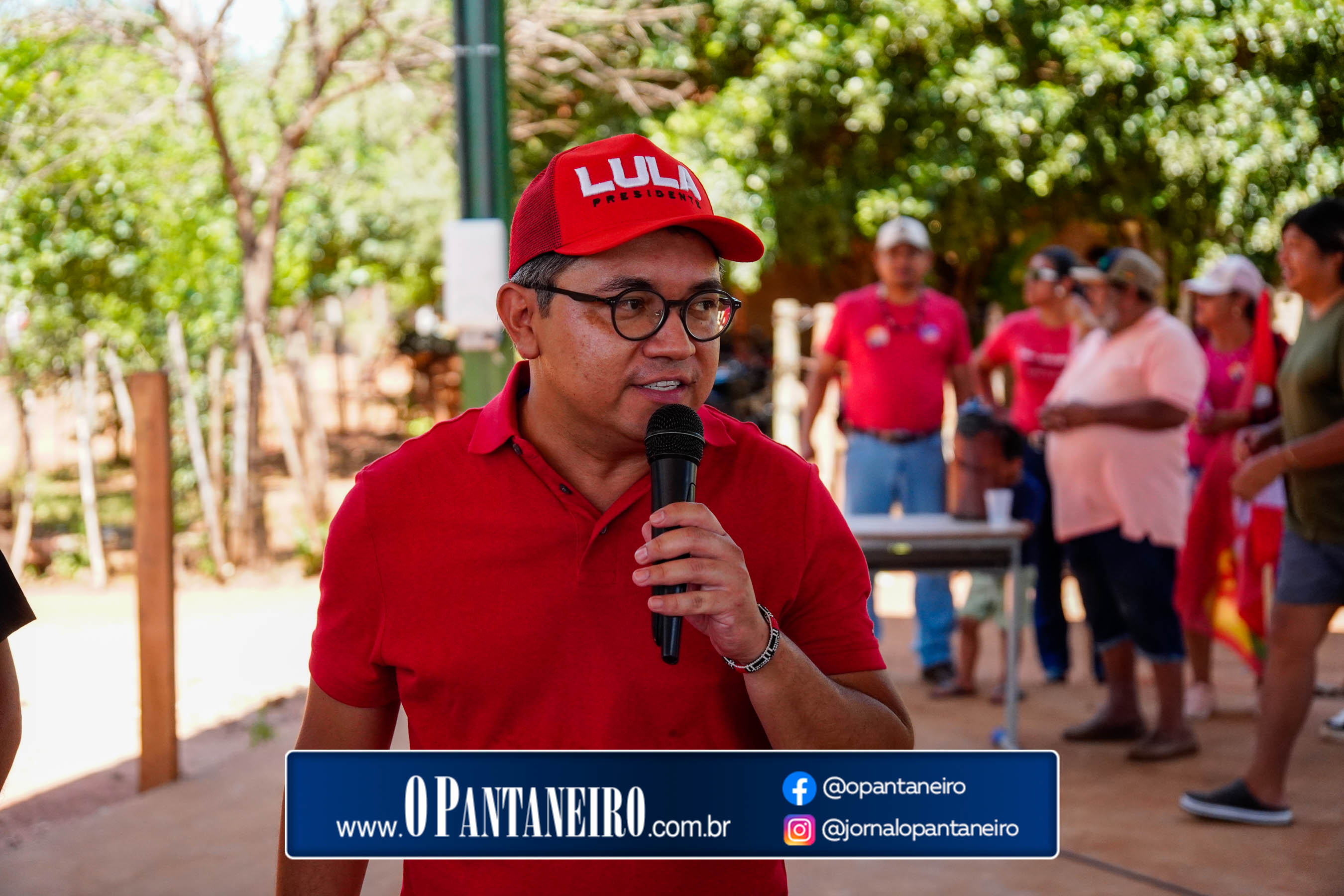 Carreata do Lula em Nioaque - Brejão e cidade O Pantaneiro