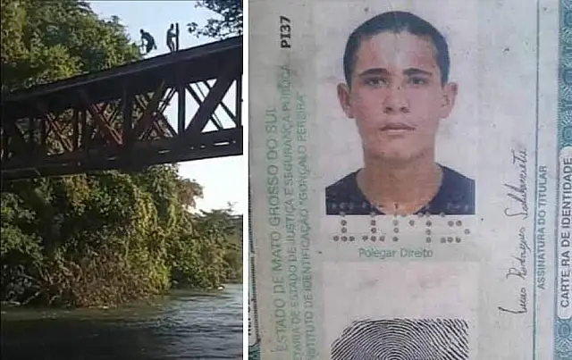 Corpo de jovem que pulou de ponte por "diversão" é encontrado