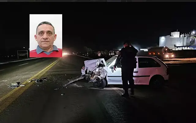 Sargento da PMMS morre ao colidir carro em carreta na BR-060