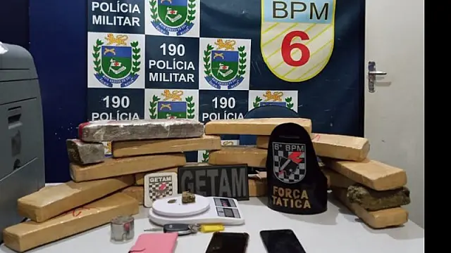 Irmãos são presos com maconha em quarto de hotel em Corumbá