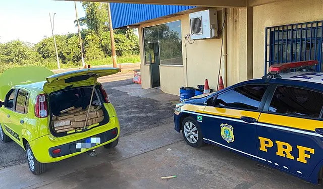 Carga com 404 kg de drogas é interceptada pela PRF em MS