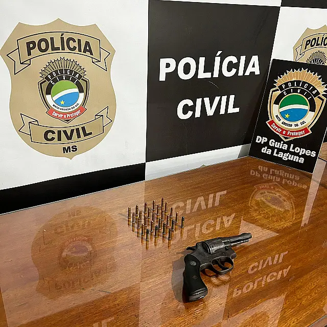 Idoso é preso por assassinato em Guia Lopes da Laguna