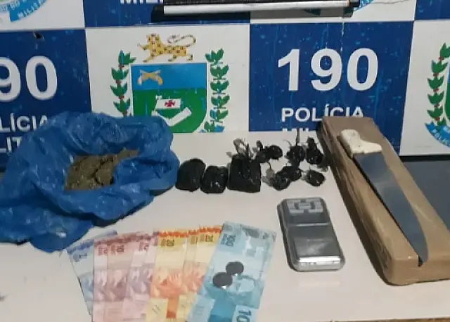 Em Aquidauana, polícia apreende adolescente por tráfico