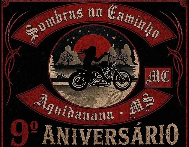 Encontro marcará nove anos de história do Sombras no Caminho MC