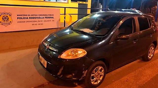 Em Rio Brilhante, PRF recupera veículo usado na prática de estelionato na Capital