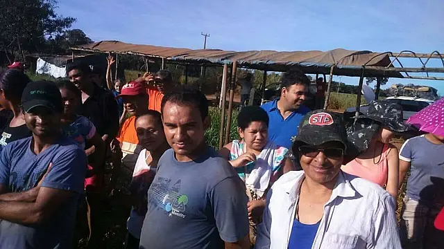 Sem-terra invadem Fazenda da JBS no município de Terenos