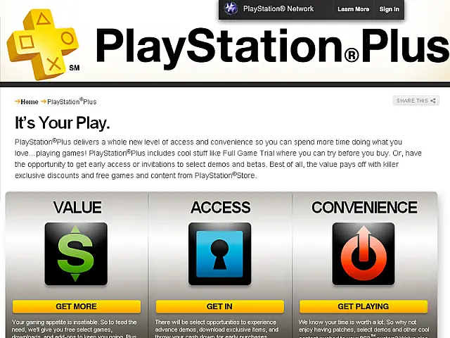 Serviço de assinatura PlayStation Plus dá benefícios aos jogadores