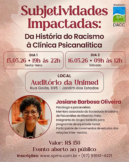 Evento em Campo Grande debate os impactos do racismo na saúde mental e nas relações sociais