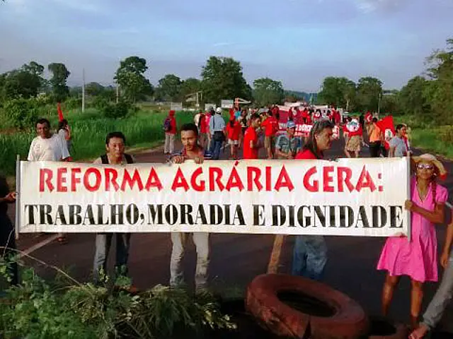 MST encerra manifestação na rodovia que liga Aquidauana a Campo Grande