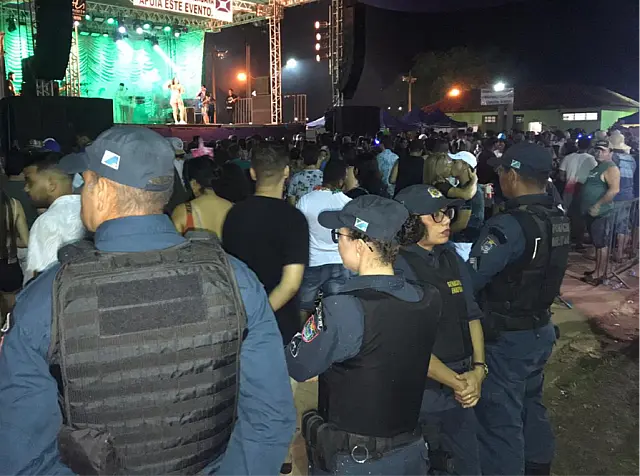 PM garante segurança no segundo dia de festa do Pirafolia, em Piraputanga
