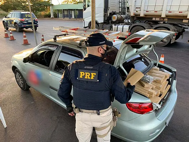 Casal é preso com 494 quilos de maconha e 7 quilos de skunk na BR-262