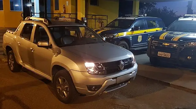 Em Miranda, PRF recupera carro locado que seria levado para Bolívia