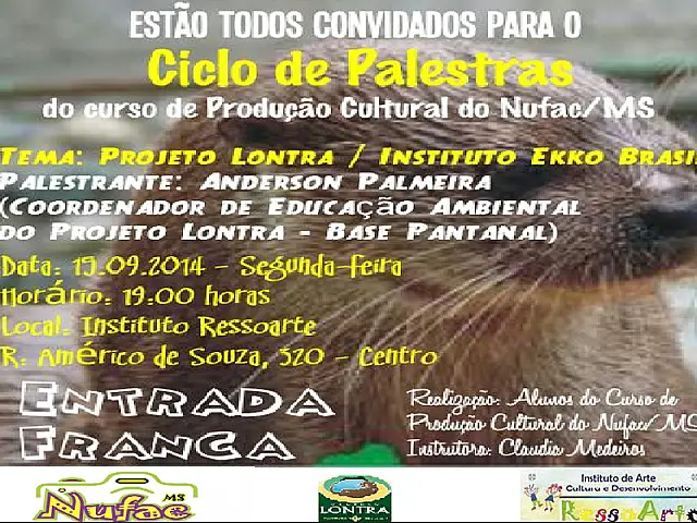 Nufac-MS realiza hoje palestra com o tema 'Educação Ambiental'