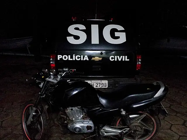 SIG de Aquidauana recupera moto furtada e identifica autores