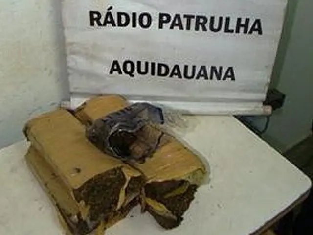 PM de Aquidauana prende jovem com 3,1 quilos de maconha