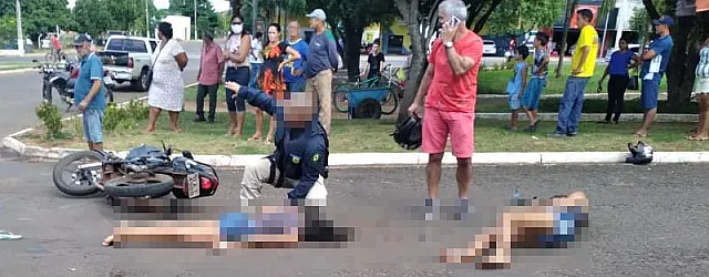 Vítima de acidente de trânsito em Anastácio é transferida para a Santa Casa em estado grave