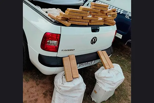 PM apreende 400 kg de maconha no Distrito do Boqueirão