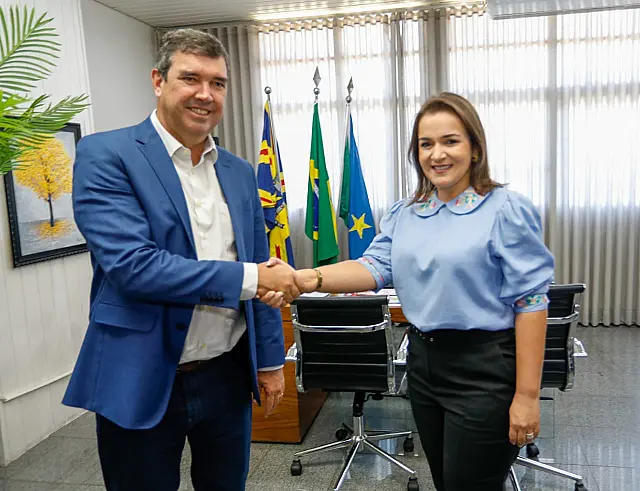 Riedel visita prefeita da Capital e destaca gestão municipalista