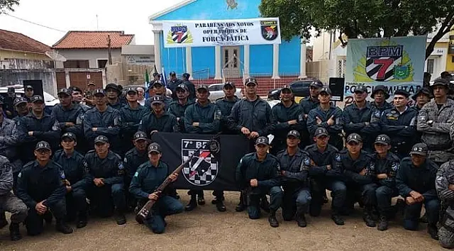 7º Batalhão de Polícia Militar forma 26 policiais militares no Curso de Aperfeiçoamento em Força Tática da PMMS
