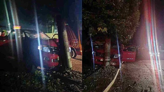 Motorista bate em poste e moradores ficam sem luz em Campo Grande