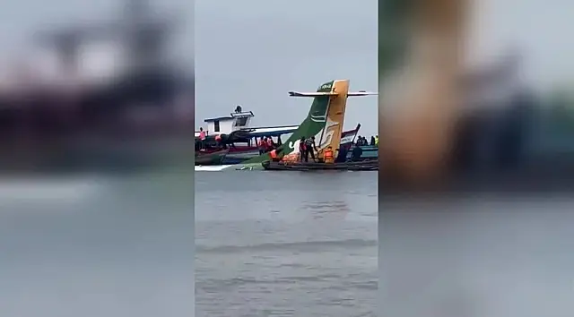 Avião cai em lago da Tanzânia e mata três pessoas; 26 foram resgatadas