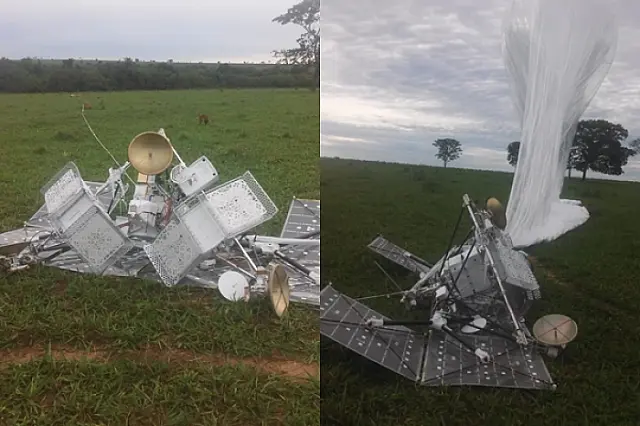 Satélite 'do Google' é encontrado em fazenda de MS após queda