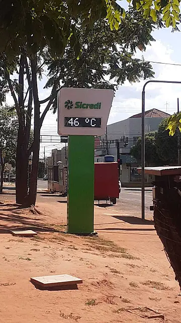 Temperatura atinge 46°C em Aquidauana