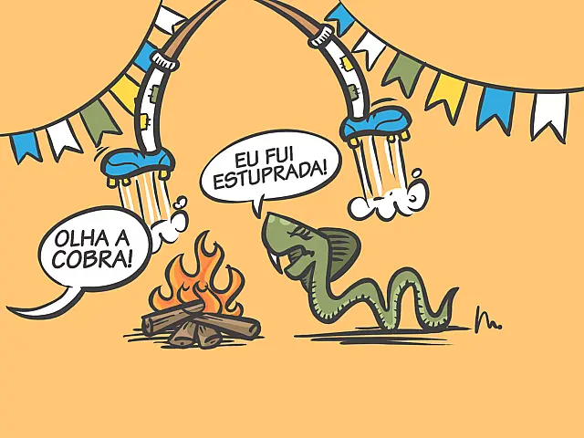 Olha a cobra!