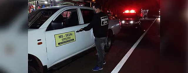 Servidor da Saúde Indígena em MS é preso transportando maconha em viatura