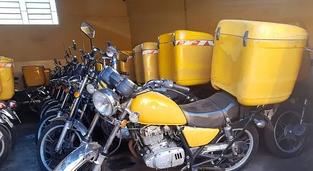 Motocicletas dos Correios serão leiloadas em maio