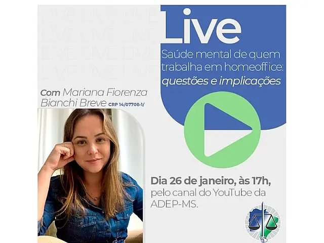 Associação dos Defensores Públicos realiza live sobre impactos do home office