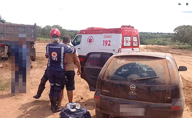 Colisão entre carro e caminhão deixa um ferido em estrada de Cipolândia