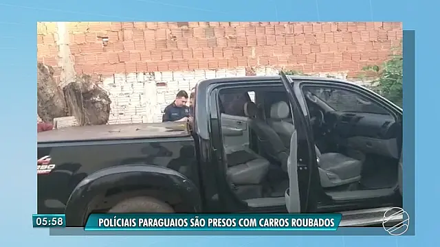 Policial paraguaio é preso com veículos roubados no Brasil