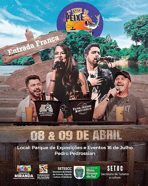 Shows, concursos e culinária: confira programação da 2ª Festa do Peixe