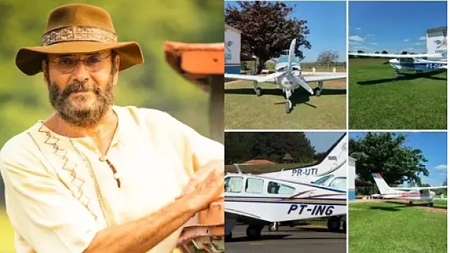 Avião de Almir Sater roubado em Aquidauana pode ter sido usado para tráfico