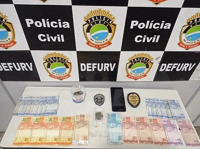 Homem é preso por receptação e tráfico de drogas