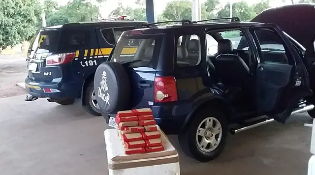 Após três viagens traficando pela BR-262, homem é preso com 28kg de maconha