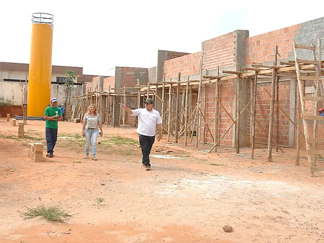 Construção do Centro de Educação Infantil avança em Anastácio