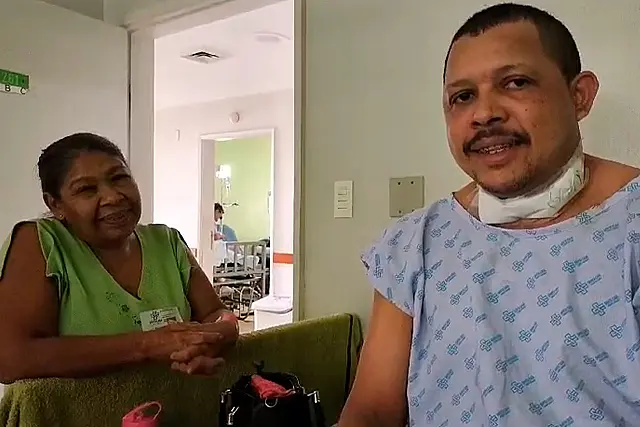 Amigos criam vaquinha para ajudar garçom ferido por cerol em Aquidauana