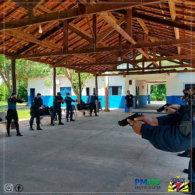 Batalhão de Política participa de instruções de tiro policial