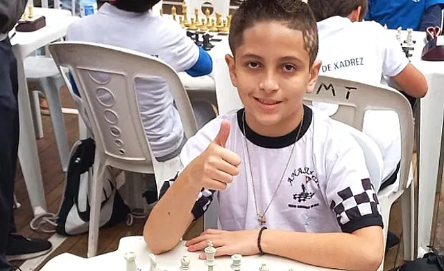 Enxadrista conquista título de campeão estadual na categoria sub-10